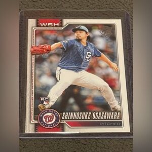 SHINNOSUKE OGASAWARA 2025 TOPPS SERIES ROOKIE CARD